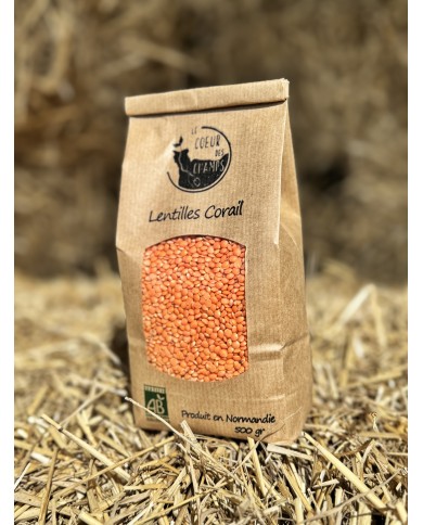 Lentilles corail de normandie