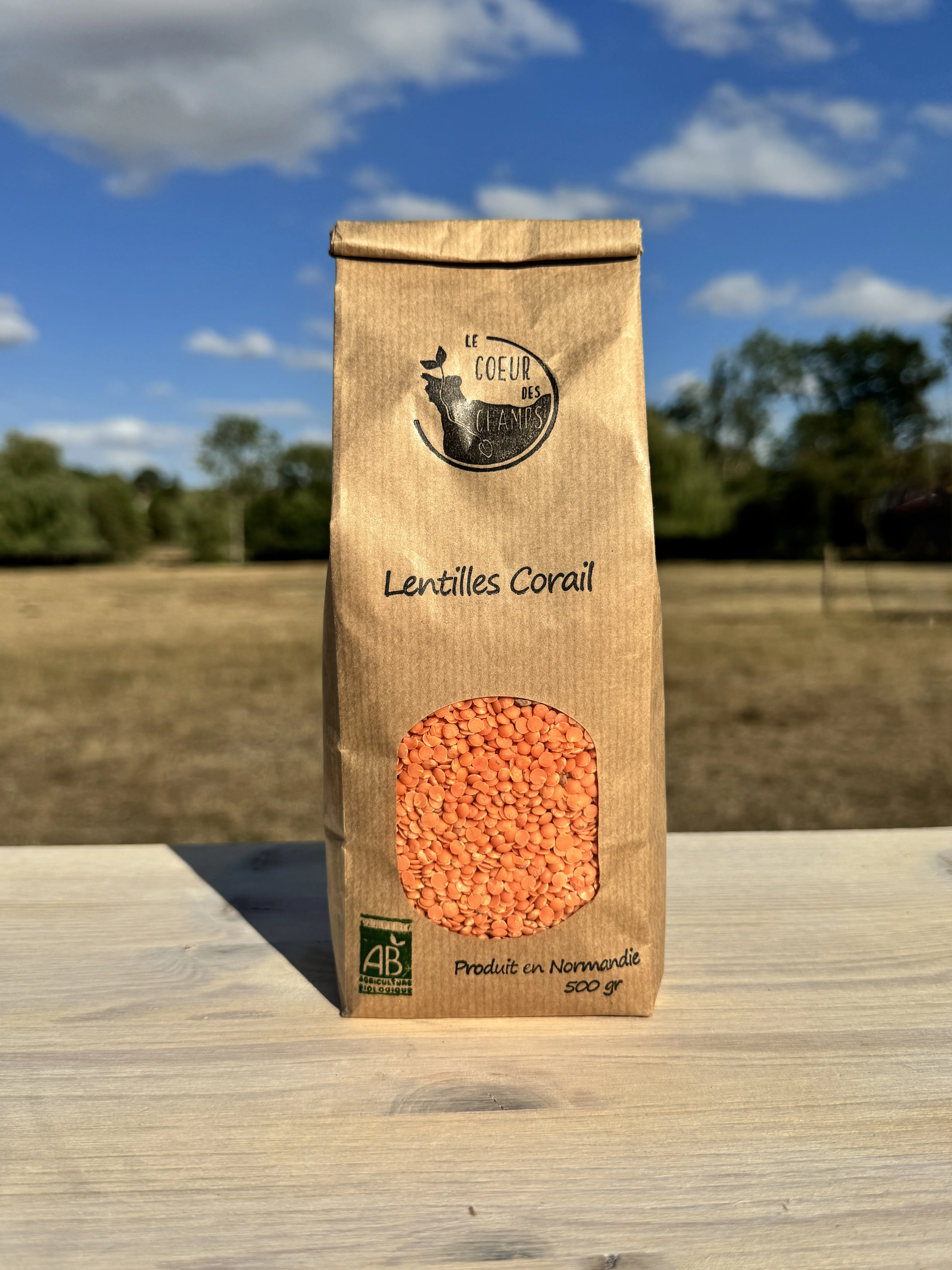 Lentilles corail BIO