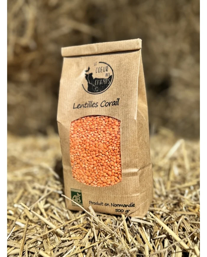 Lentilles corail BIO