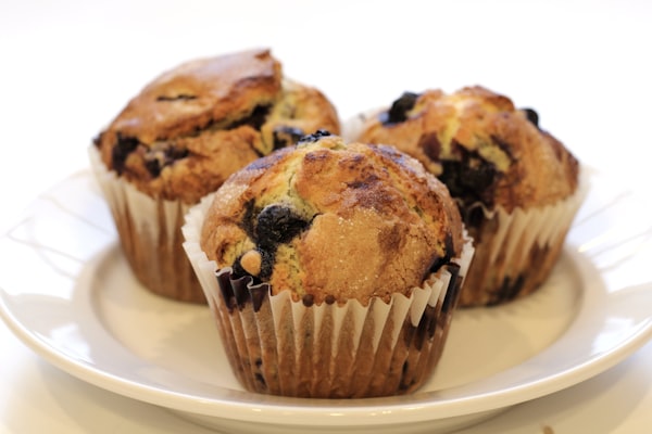 Muffins moelleux banane et graines de chia