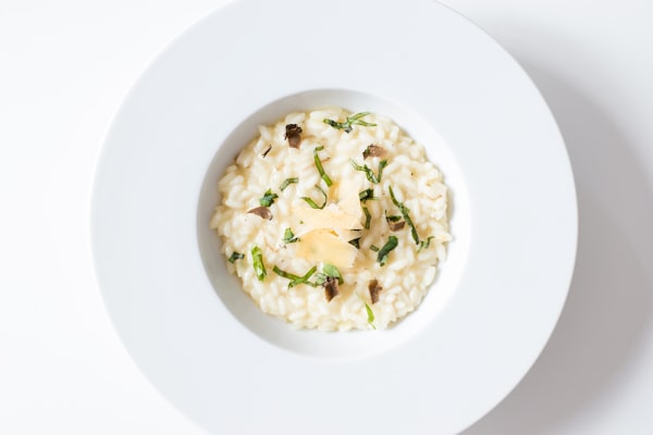 Risotto de petit épeautre aux champignons sauvages