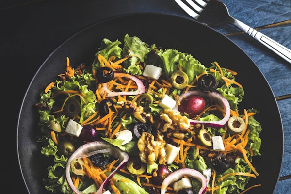 Salade fraîcheur de lentilles roses printanière